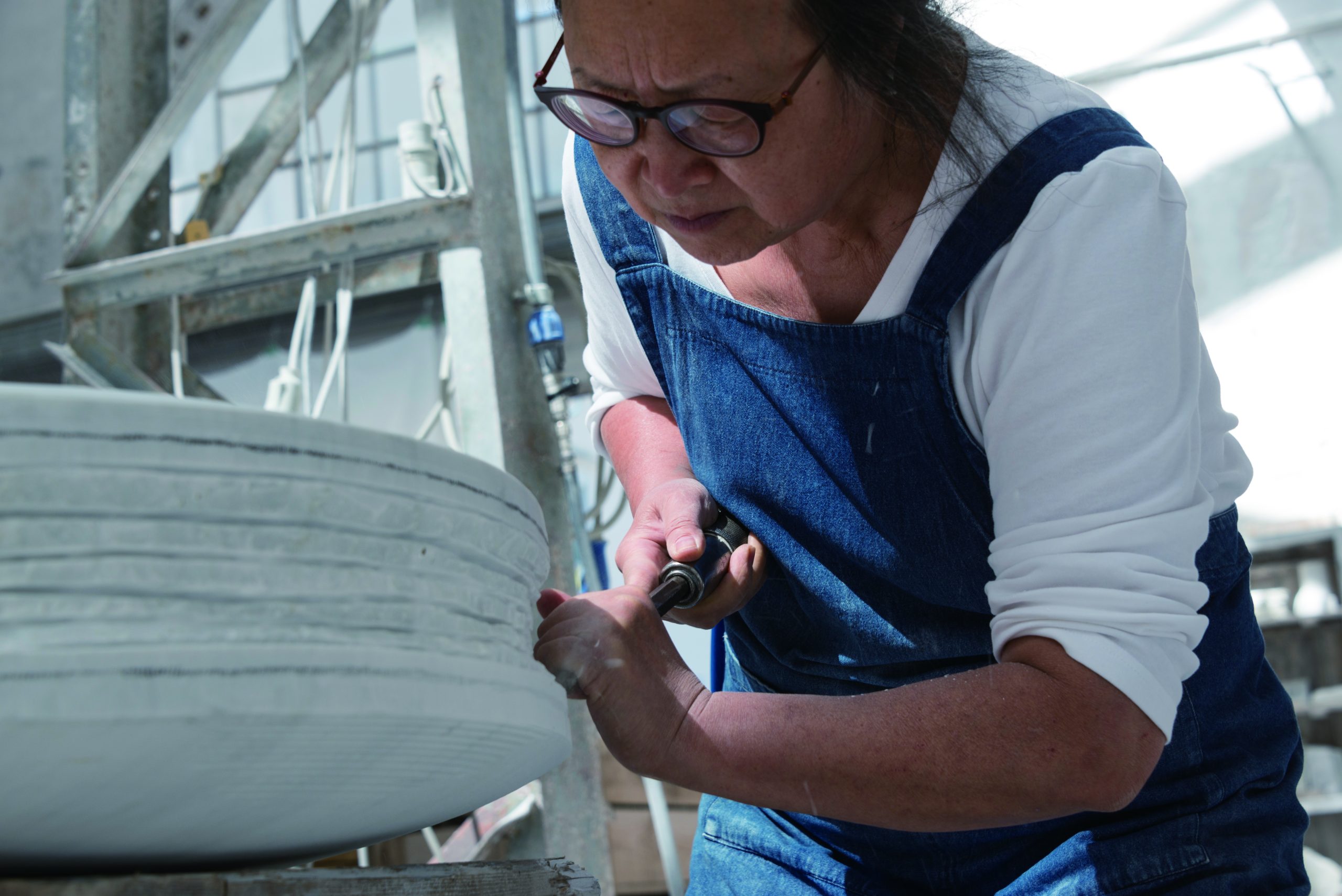 內在之庭 薩璨如個展 貝杜藝術代理藝術家薩璨如Cynthia Sah、尼古拉．貝杜Nicolas Bertoux，義大利卡拉拉大理石雕雕塑，大型公共藝術景觀藝術美術館雕刻典