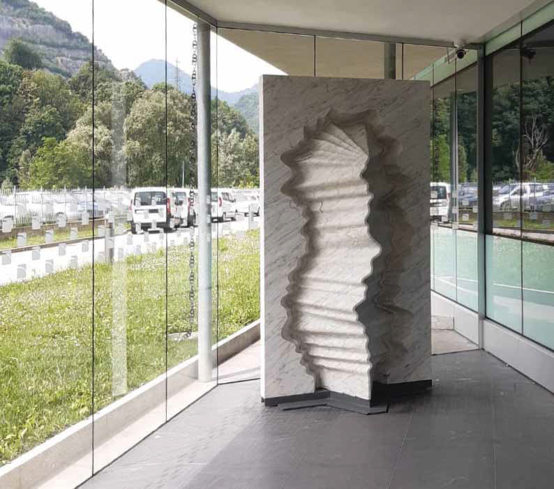 貝杜藝術代理藝術家薩璨如Cynthia Sah、尼古拉．貝杜Nicolas Bertoux，義大利卡拉拉大理石雕雕塑，大型公共藝術景觀藝術美術館雕刻典藏