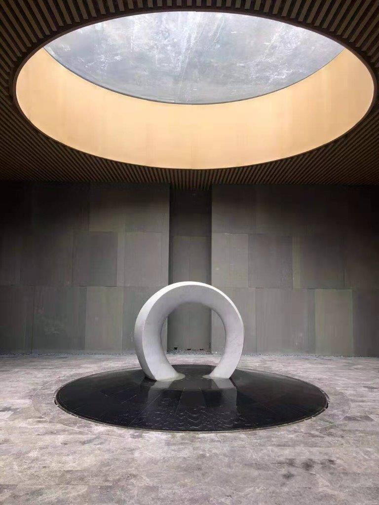 貝杜藝術代理藝術家薩璨如Cynthia Sah、尼古拉．貝杜Nicolas Bertoux，義大利卡拉拉大理石雕雕塑，大型公共藝術景觀藝術美術館雕刻典藏